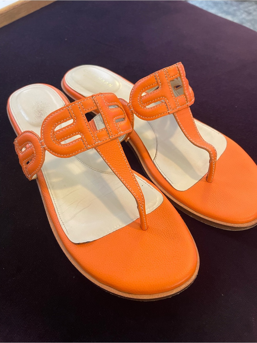 Cole Haan Orange Sandals Size 11B